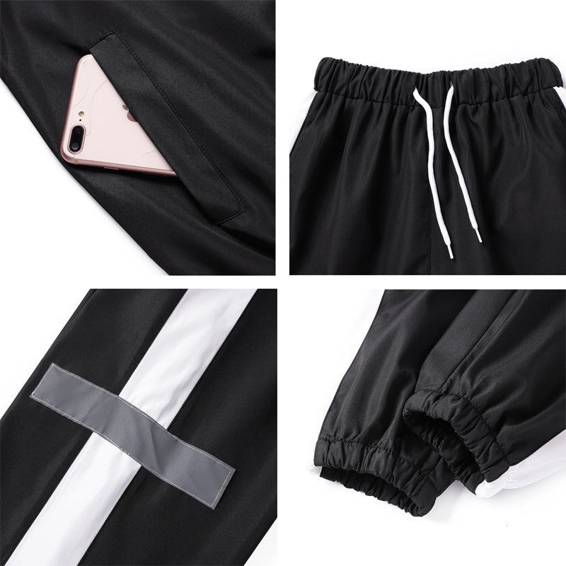men's spring and autumn men's leisure sports suit men's suit cardigan factory outlet