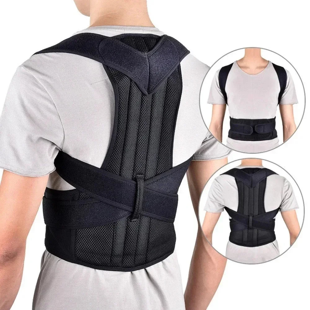 Correcteur de Posture Réglable-Soutien Dos et Épaules