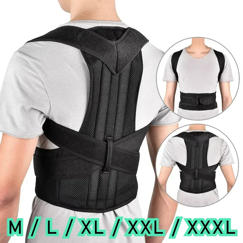 Correcteur de Posture Réglable-Soutien Dos et Épaules